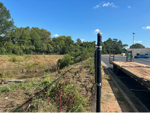 Fence Line Clearing by TBX Landworks after brush removal