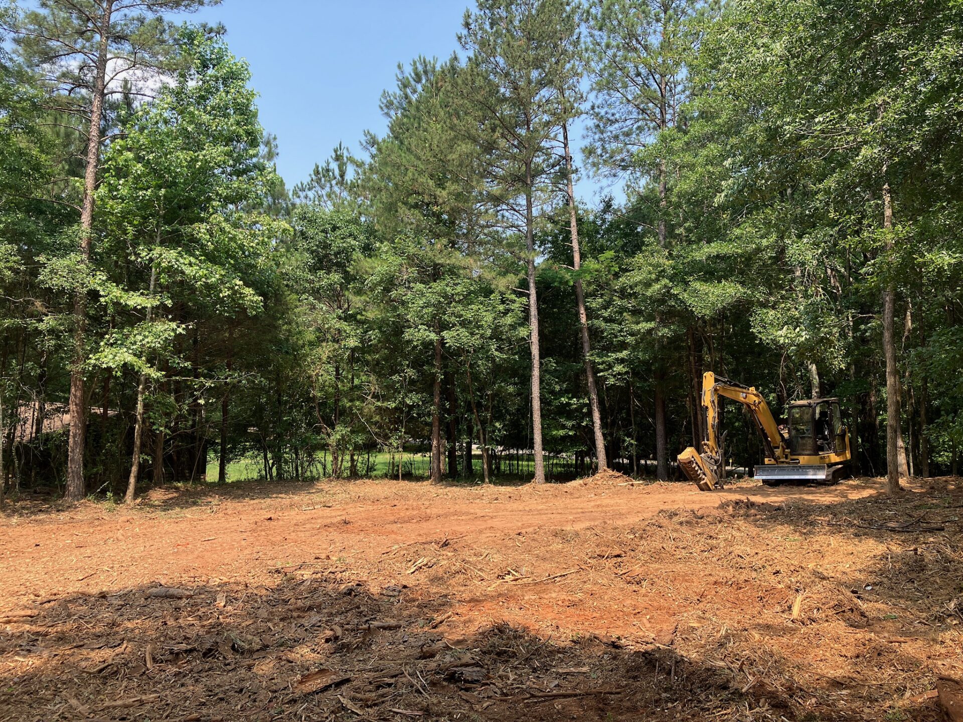 Land clearing for site preparation by TBX Landworks